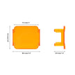 FA Series 4 Inch LED Pod Lights Dark Amber Cover Light Shield Cover