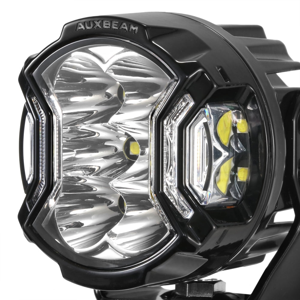 V-ULTRA Series | 3 Inch 108W LED Side Shooter White Pod Lights with Amber DRL