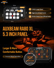 RA80 XL RGB Switch Panel, Larger Size, Toggle/ Momentary/ Pulsed Mode Supported