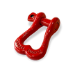 Moose Knuckle XL Flame Red Powder Coated Colored Shackle for Tow Straps, Off Roading and Truck Nuts Vehicle Recovery