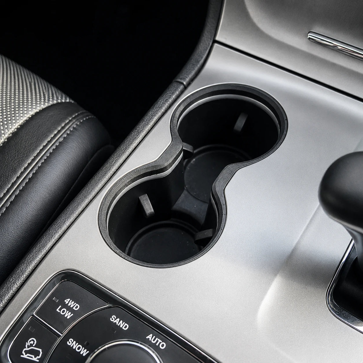 Tough Toys Replacement Chrome Cup Holder Trim Suitable For Jeep Grand Cherokee WK2 2011-2022 RHD