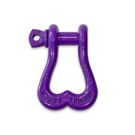 Moose Knuckle XL Grape Escape Purple D-Ring 3/4" Shackle for Towing Off-Road Jeep, Tacoma, 4-Runner, 4x4 Truck and SxS Vehicle Recovery