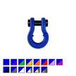 Jowl 1/2 inch SxS Split Shackle in Blue Balls