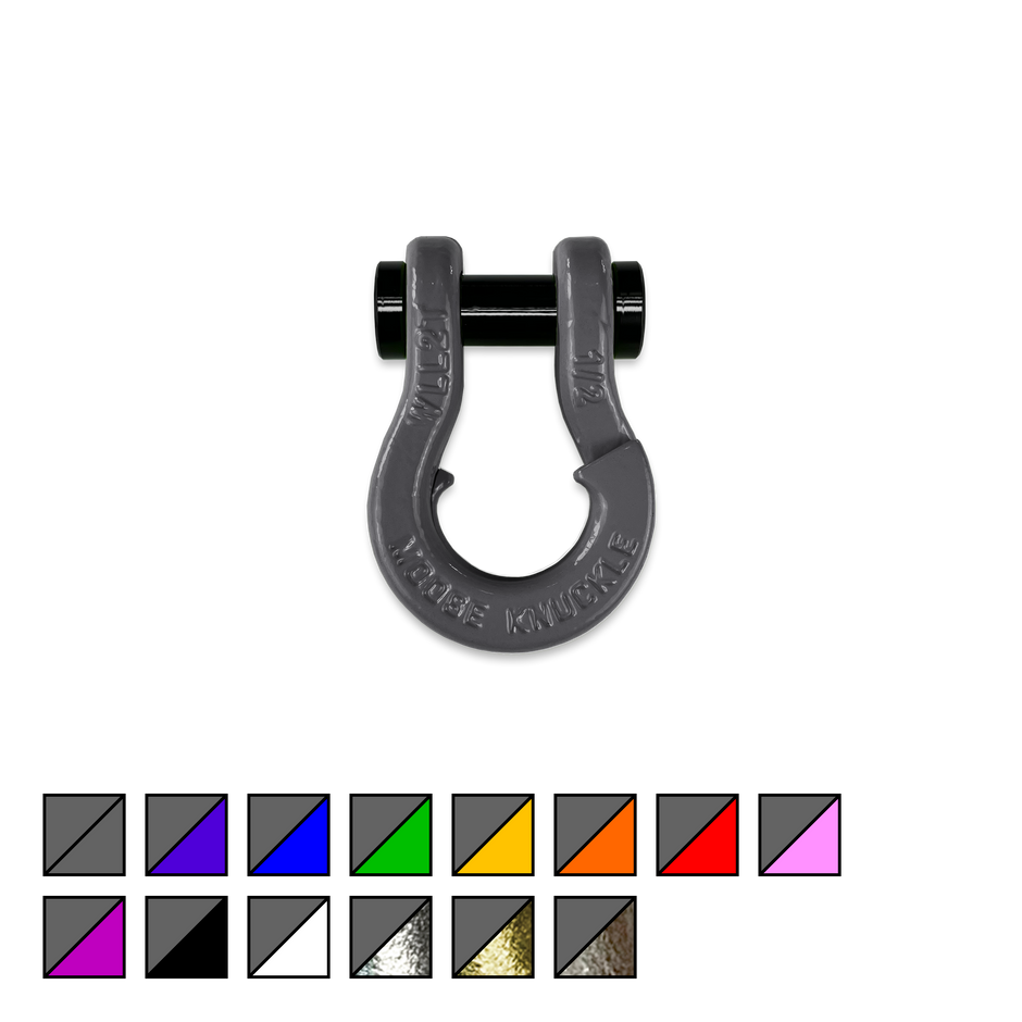 Jowl 1/2 inch SxS Split Shackle in Gun Gray