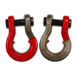 Moose Knuckle's Jowl Recovery Split Shackle 3/4 in Flame Red and Buff Bronze Combo