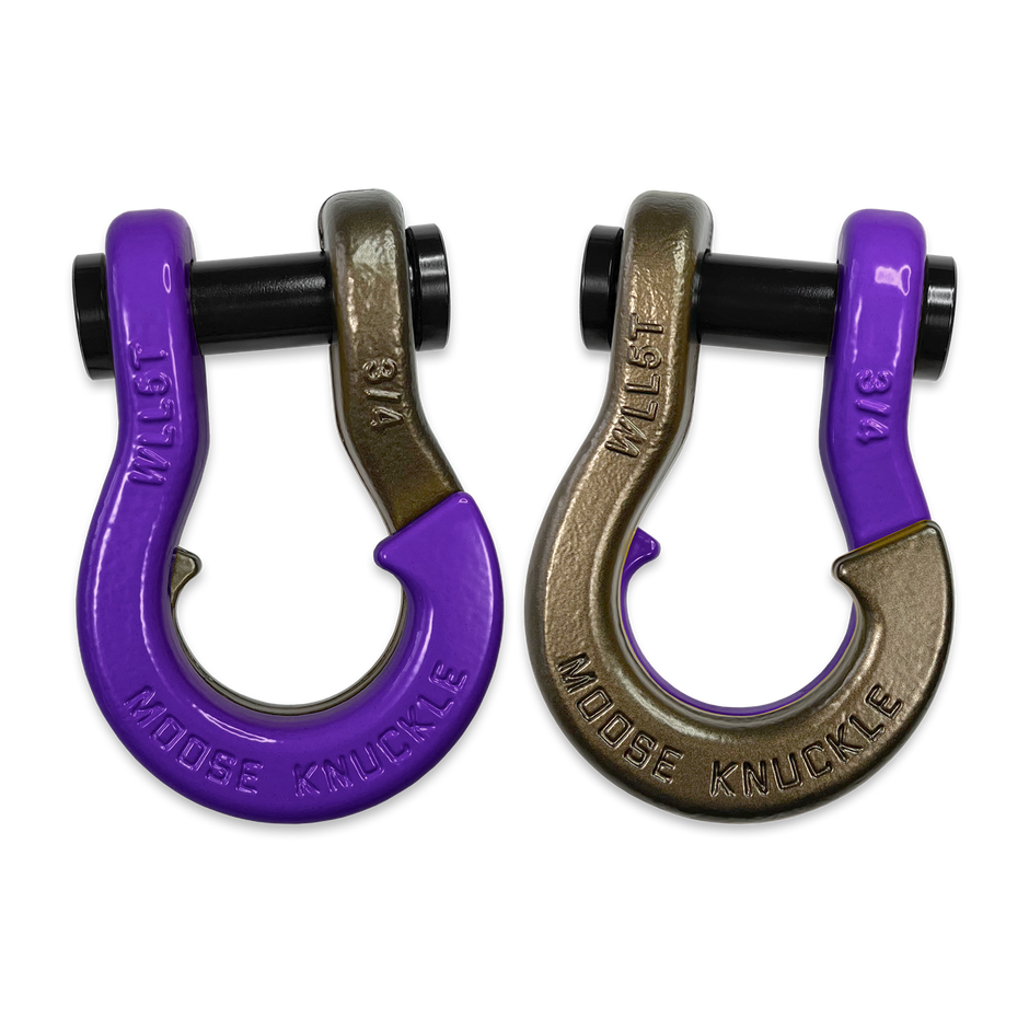 Jowl Recovery Split Shackle 3/4 (Grape Escape and Buff Bronze Combo)