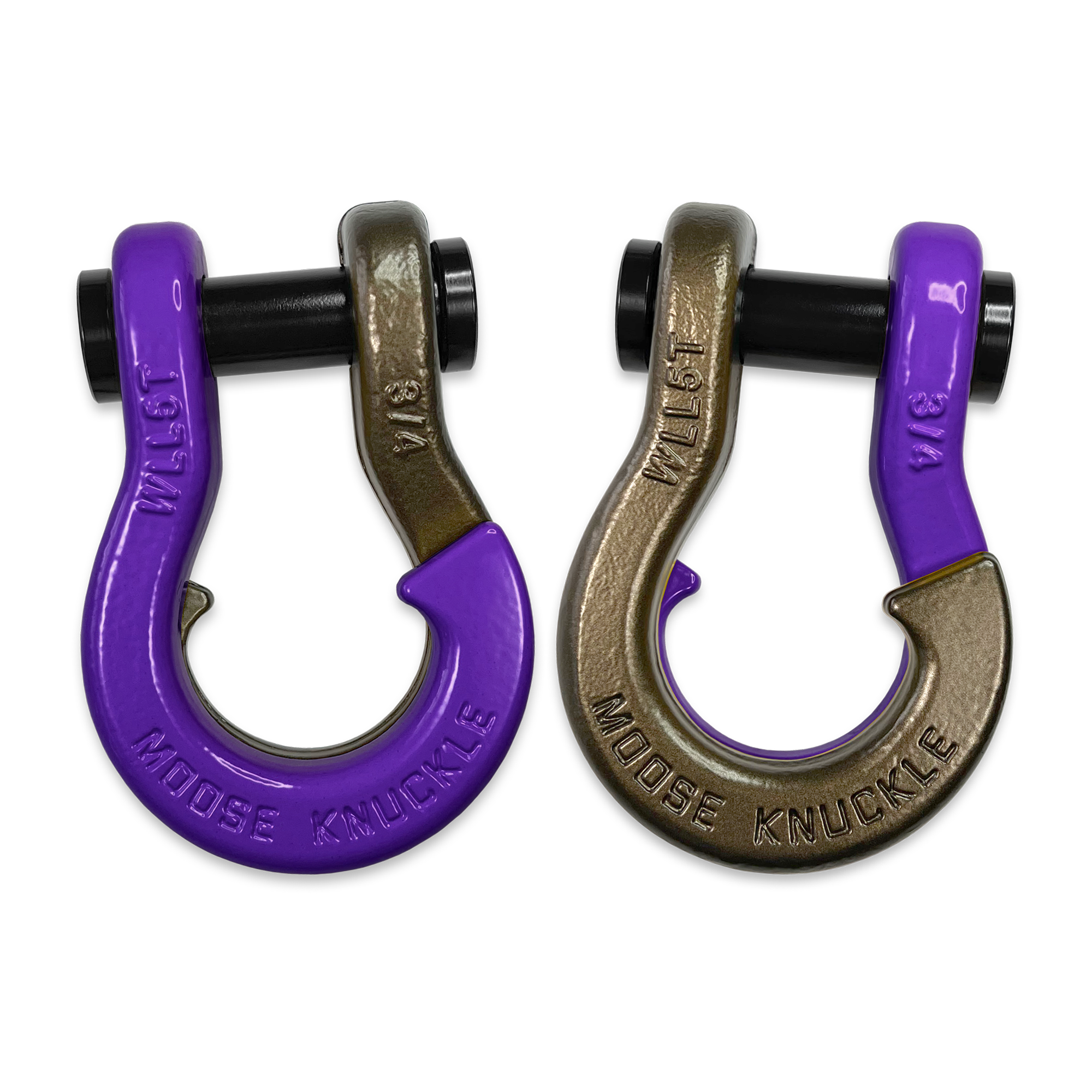 Jowl Recovery Split Shackle 3/4 (Grape Escape and Buff Bronze Combo)