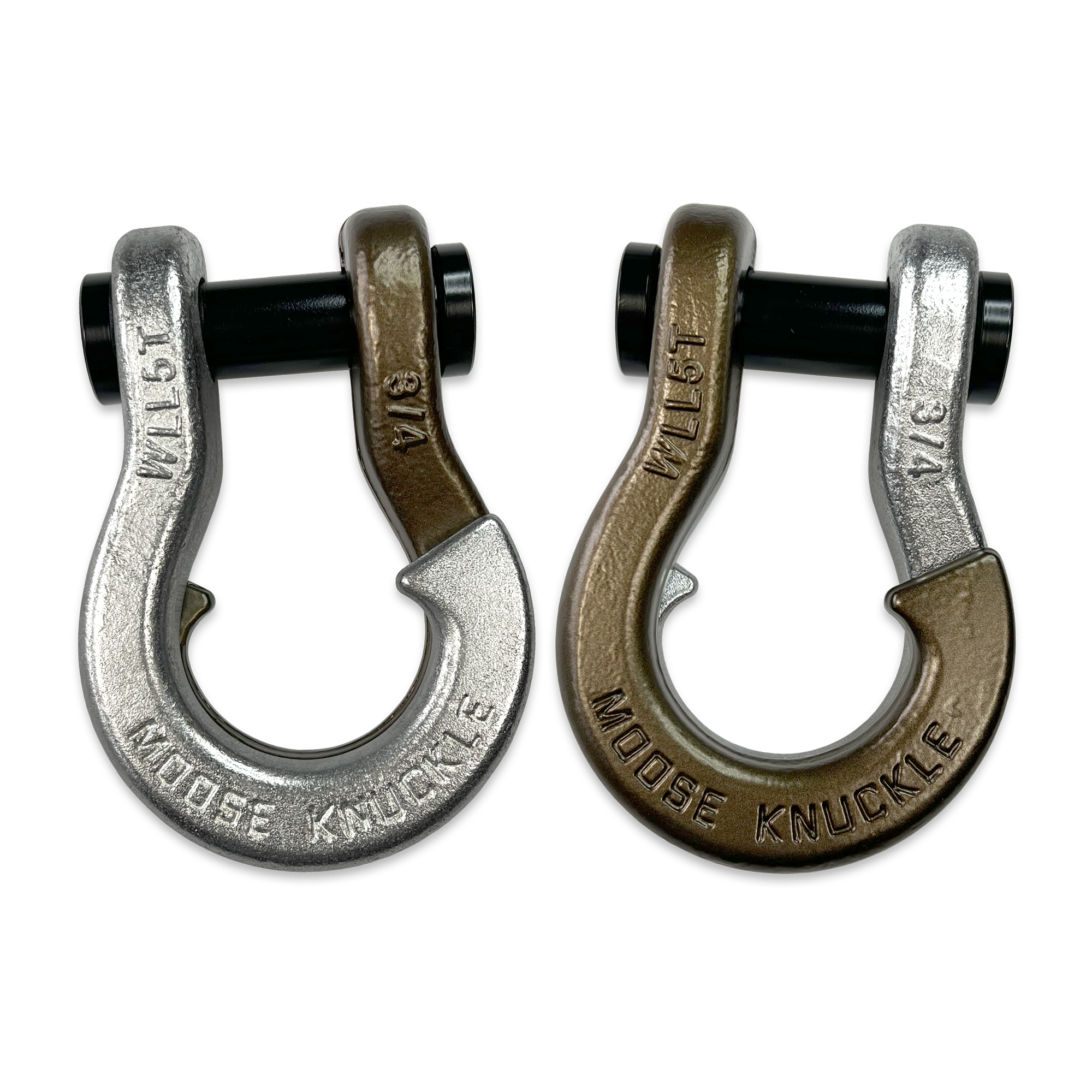 Jowl Galvanized Recovery Shackle (Nice Gal Buff Bronze)