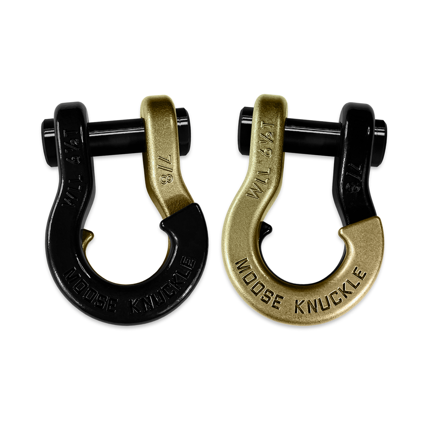 Jowl Recovery Split Shackle 7/8 (Black Hole and Brass Knuckle)