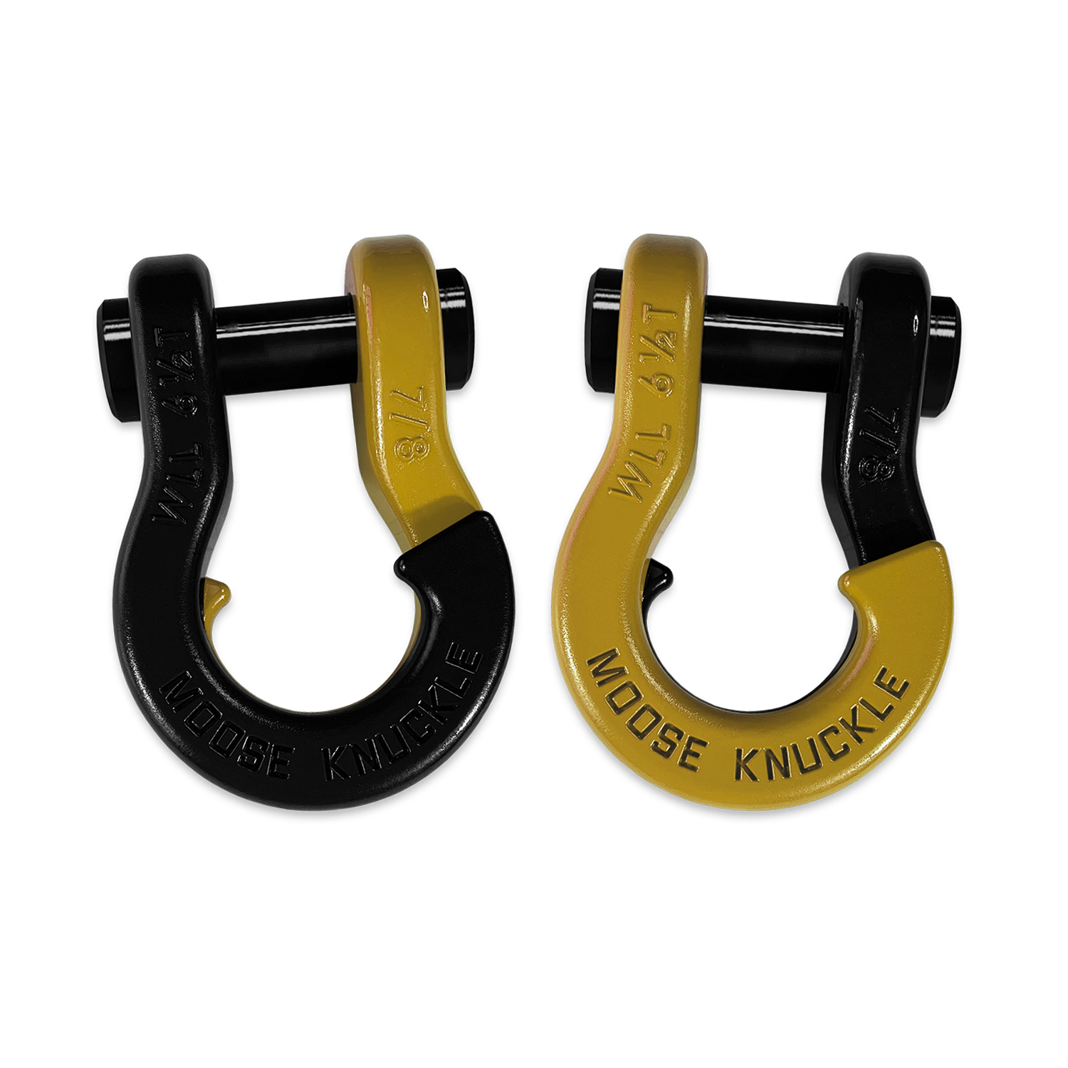 Jowl Recovery Split Shackle 7/8 (Black Hole and Detonator Yellow)