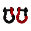 Jowl Recovery Split Shackle 7/8 (Black Hole and Flame Red)