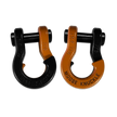 Jowl Recovery Split Shackle 7/8 (Black Hole and Obscene Orange)