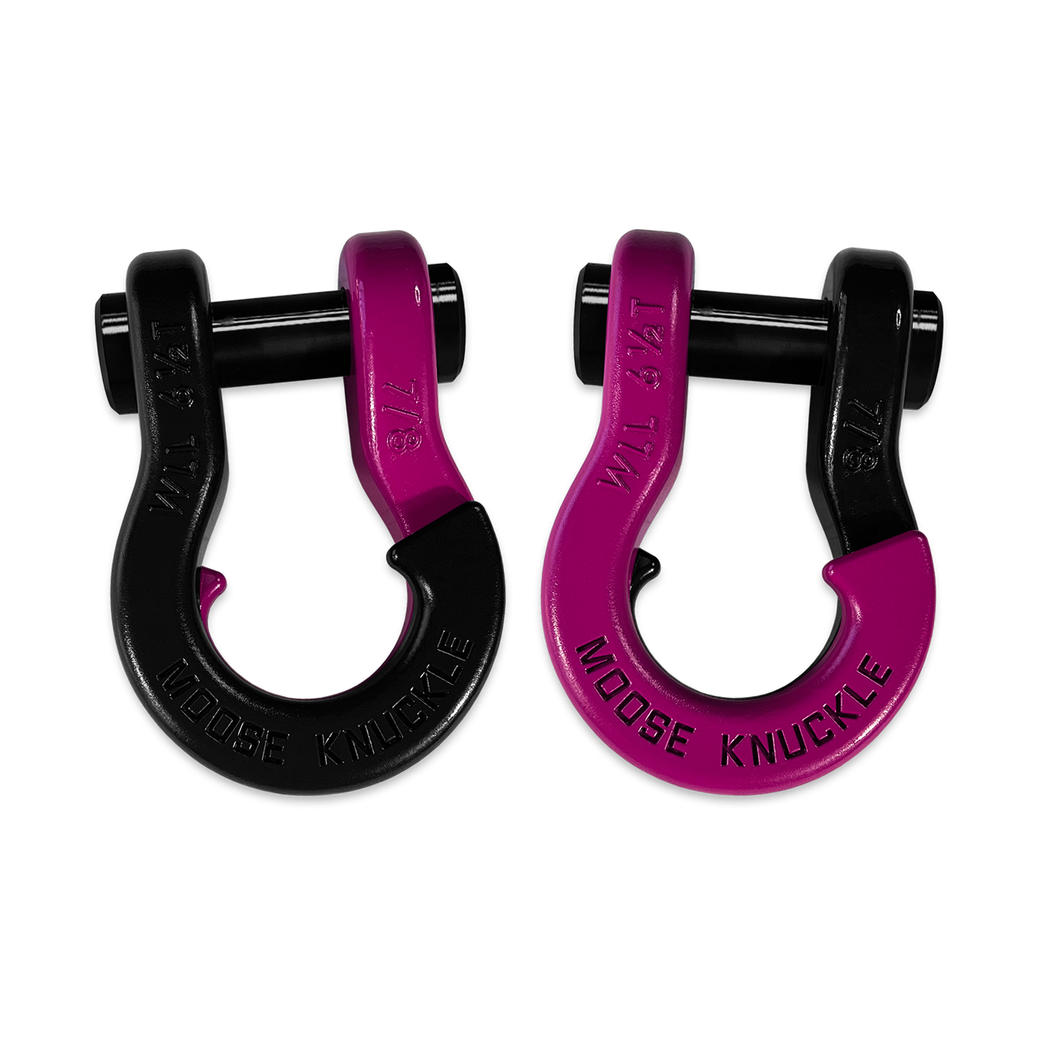 Jowl Recovery Split Shackle 7/8 (Black Hole and Pogo Pink)