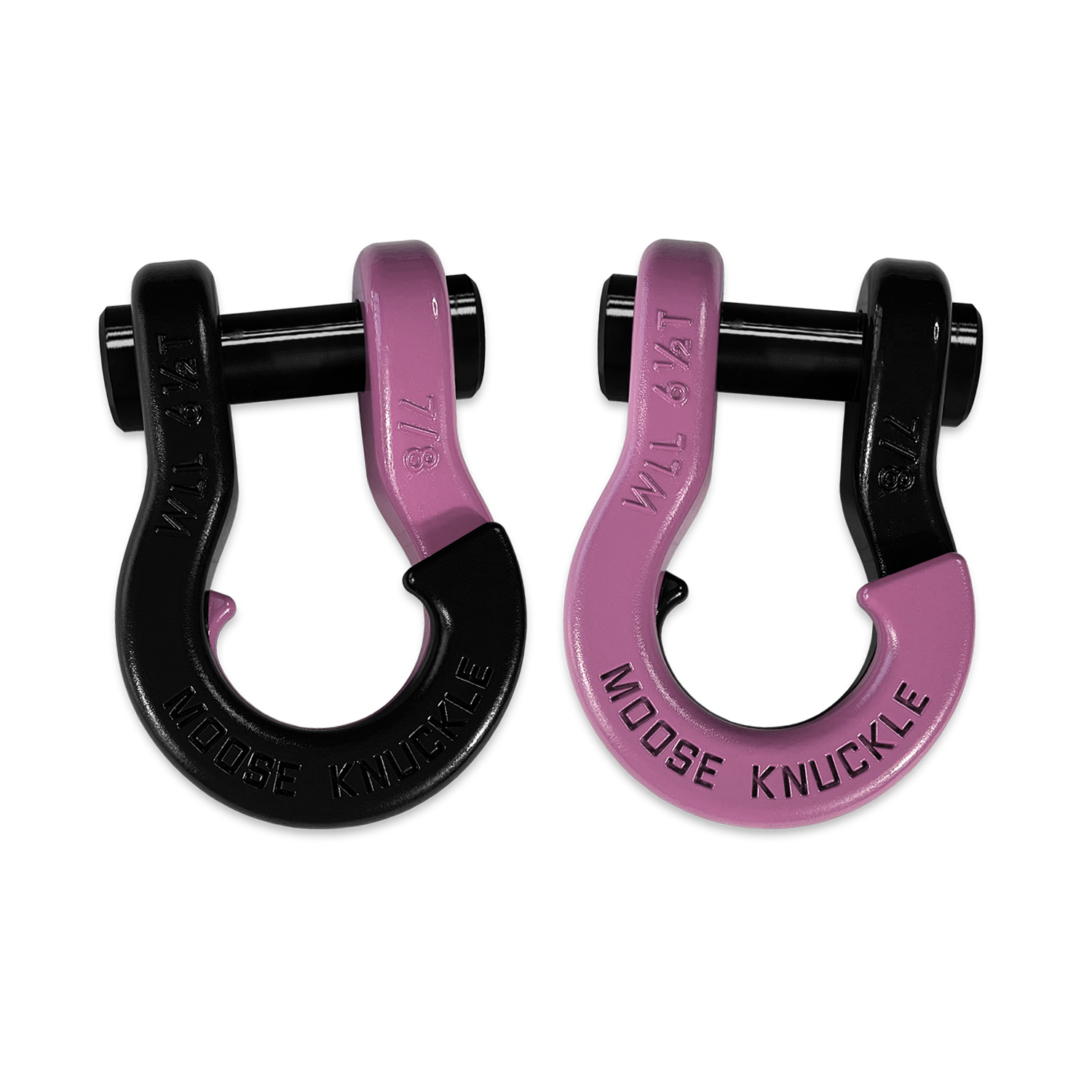 Jowl Recovery Split Shackle 7/8 (Black Hole and Pretty Pink)