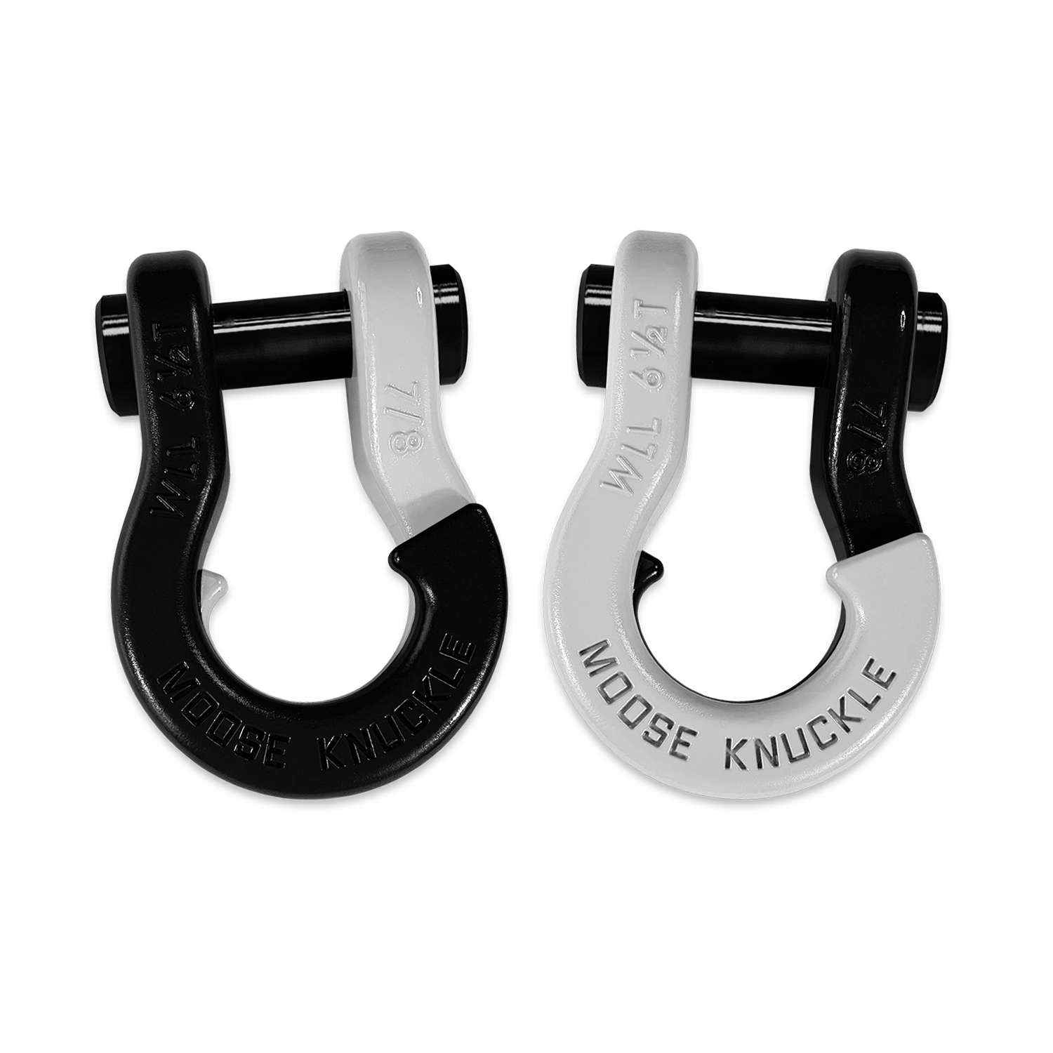 Jowl Recovery Split Shackle 7/8 (Black Hole and Pure White)