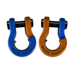 Jowl Recovery Split Shackle 7/8 (Blue Balls and Obscene Orange)
