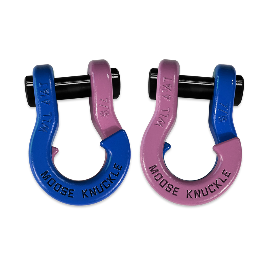 Jowl Recovery Split Shackle 7/8 (Blue Balls and Pretty Pink)