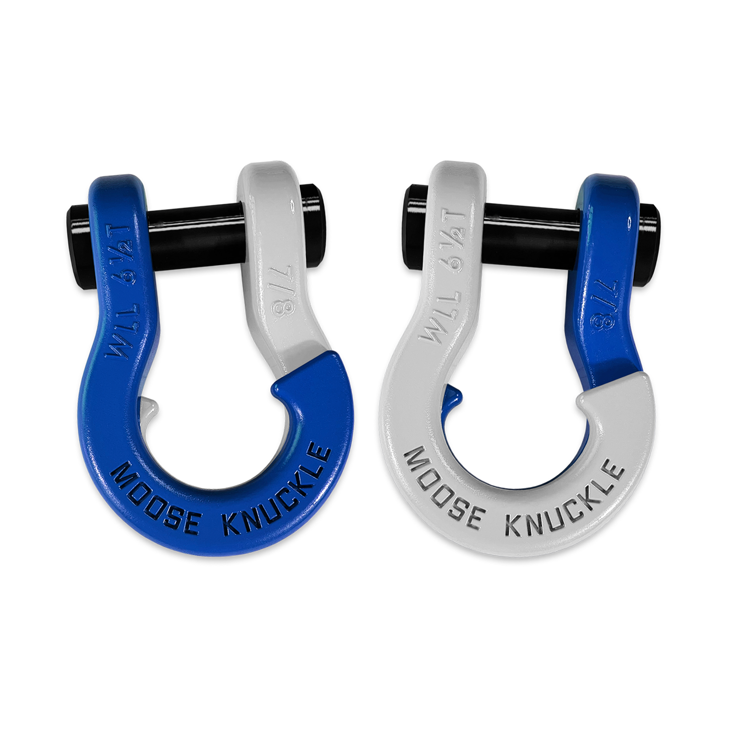 Jowl Recovery Split Shackle 7/8 (Blue Balls and Pure White)