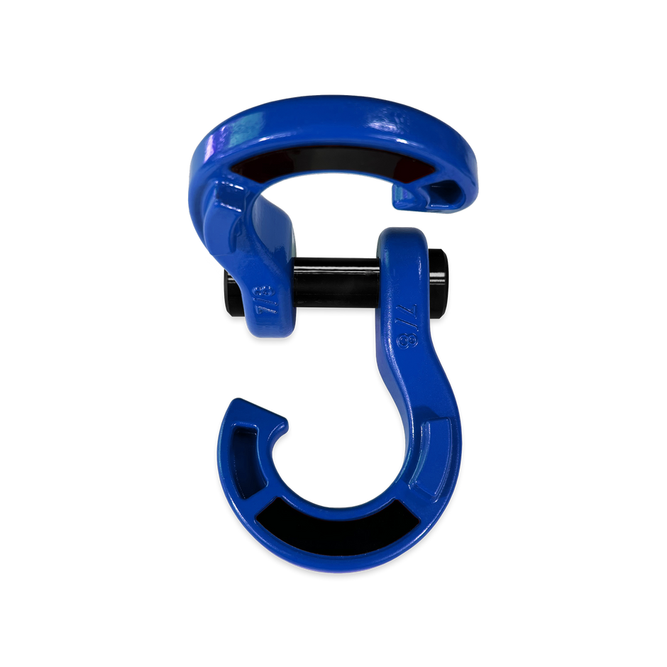 Jowl Recovery Split Shackle 7/8 (Blue Balls) Open