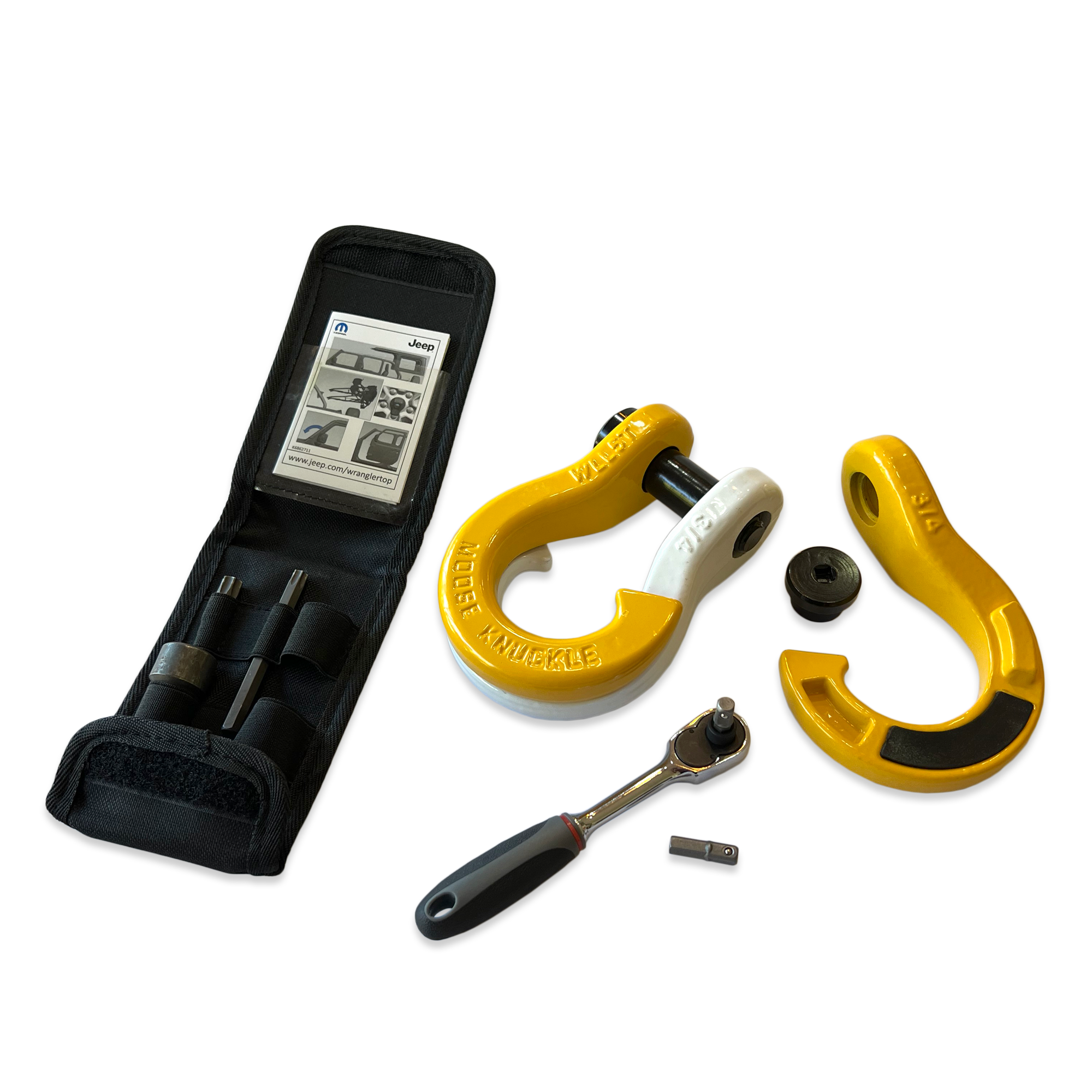 Jeep Tool Kit Hex Adapters for Jowl Split Shackle Moose Knuckle Offroad Recovery Gear