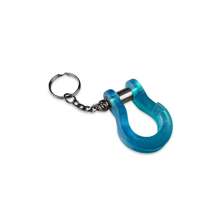 Jowl Split Shackle Key Chain (Light Blue)