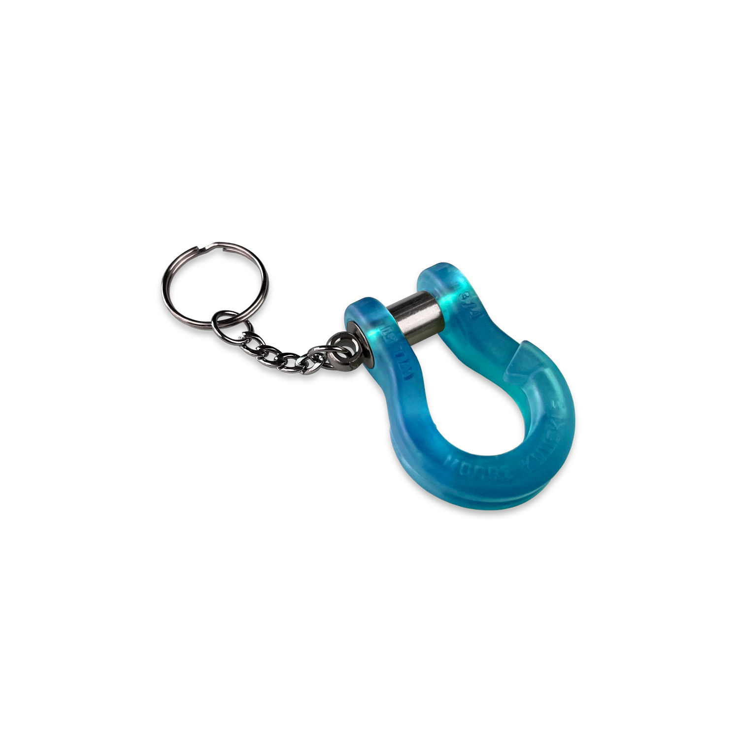 Jowl Split Shackle Key Chain (Light Blue)