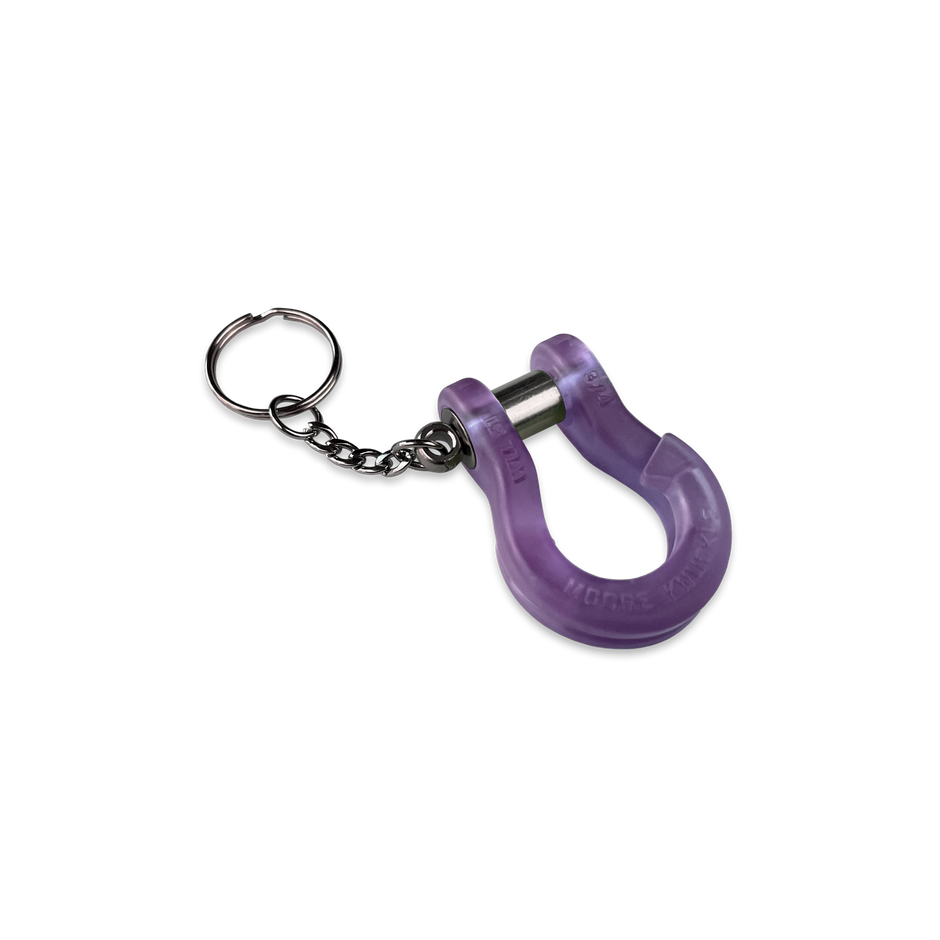 Jowl Split Shackle Key Chain (purple)