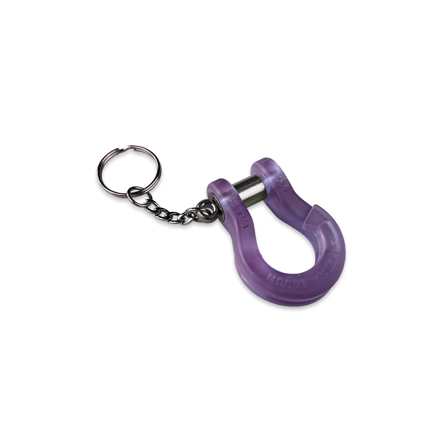 Jowl Split Shackle Key Chain (purple)