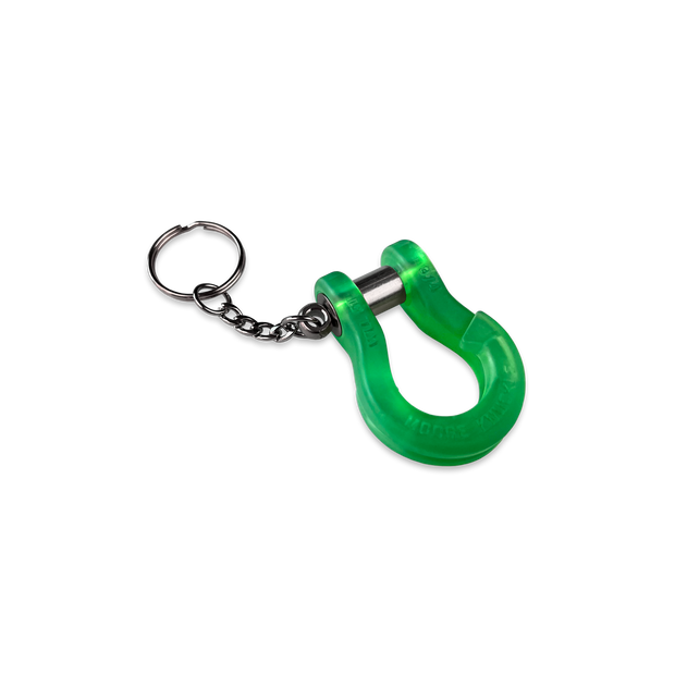 Jowl Split Shackle Key Chain (Green)