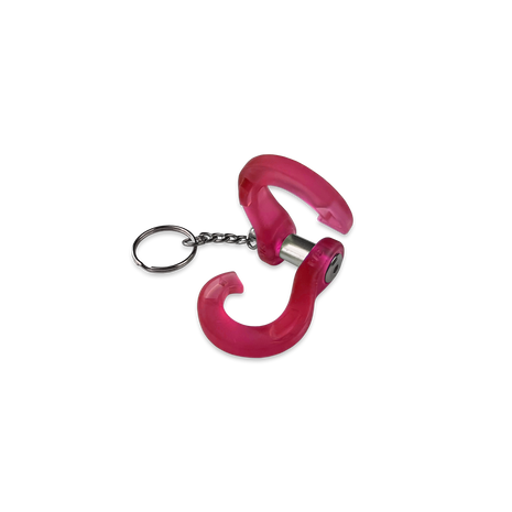 Jowl Split Shackle Key Chain (Red)