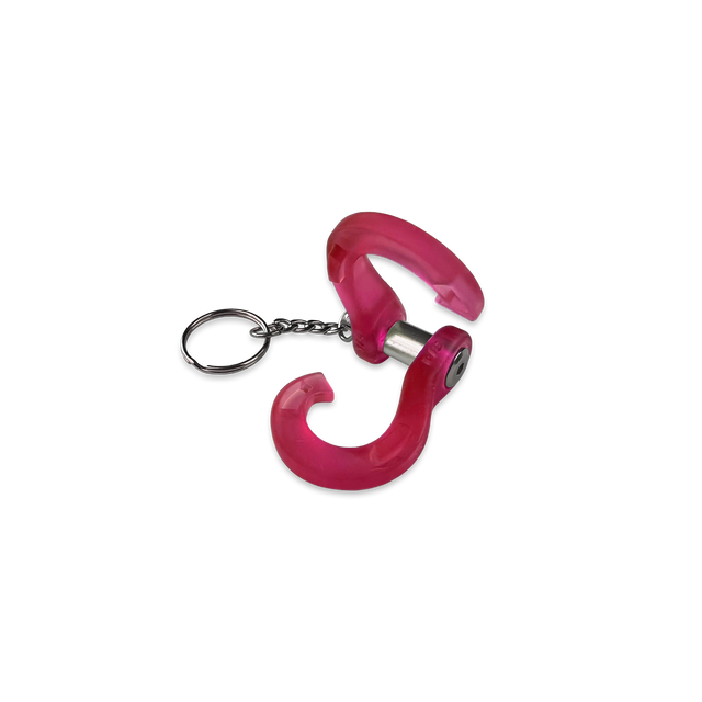 Jowl Split Shackle Key Chain (Red)