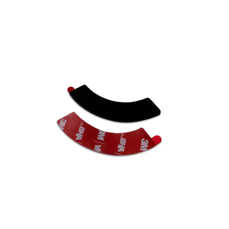 Jowl split recovery shackle anti-chatter pads for 1/2 split shackle