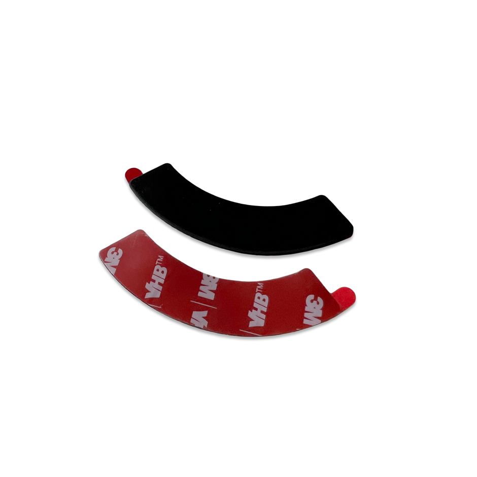 Jowl split recovery shackle anti-chatter pads for 5/8 offroad shackle