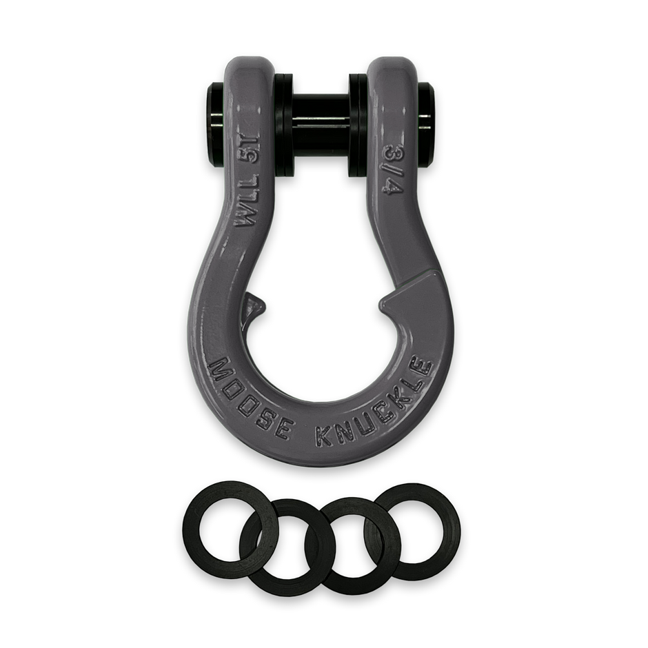Moose Knuckle's Jowl Shackle Gun Gray Washers