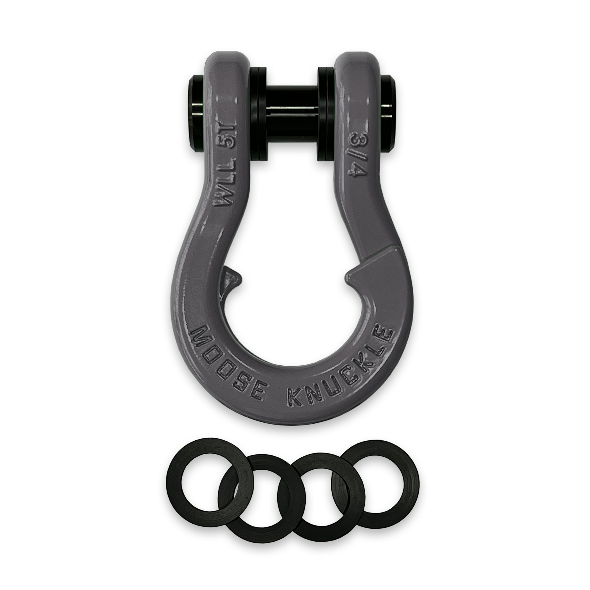 Moose Knuckle's Jowl Shackle Gun Gray Washers