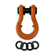 Jowl Recovery Split Shackle in Obscene Orange Washers