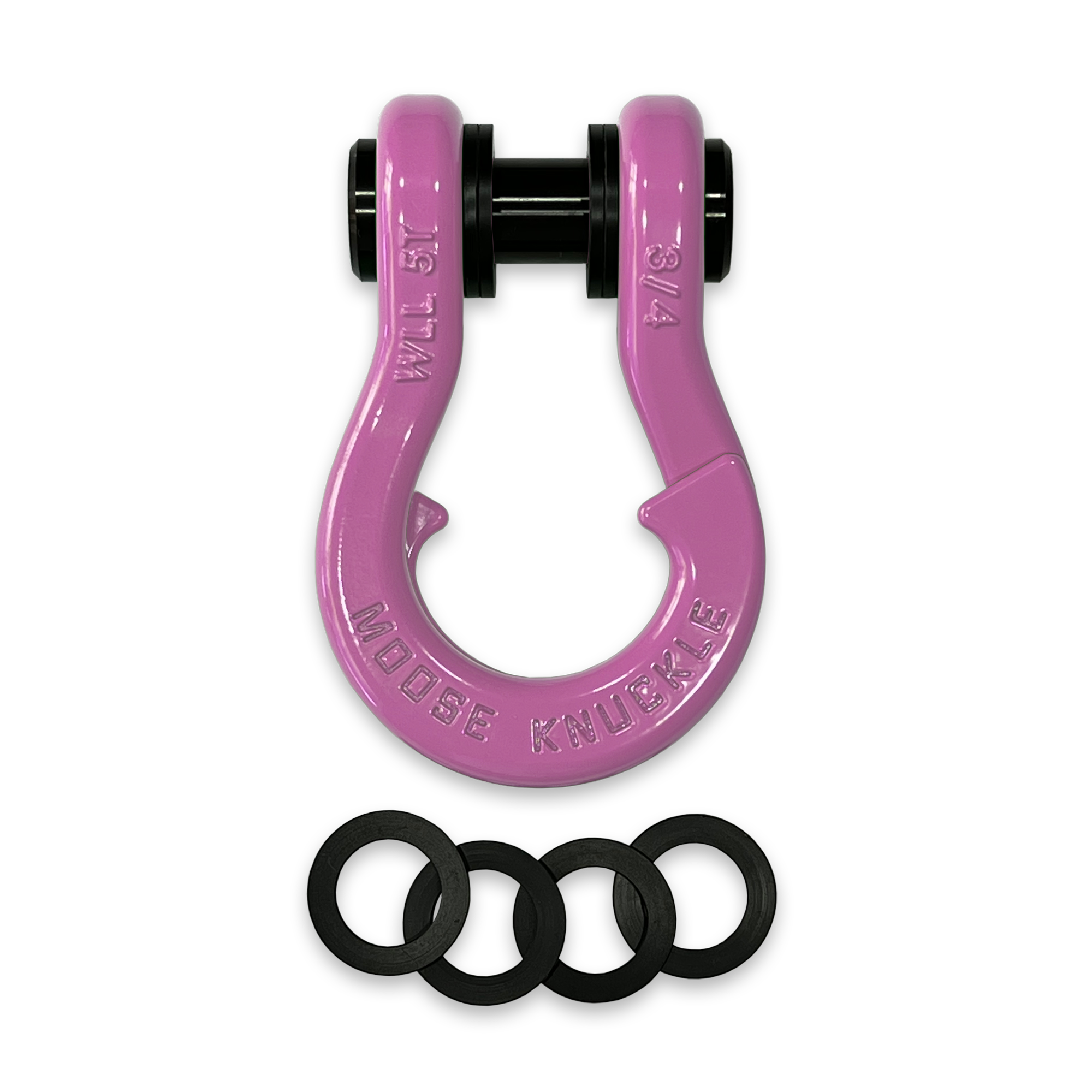 Jowl D-Ring Tow Recovery Shackle (Pretty Pink) Washers