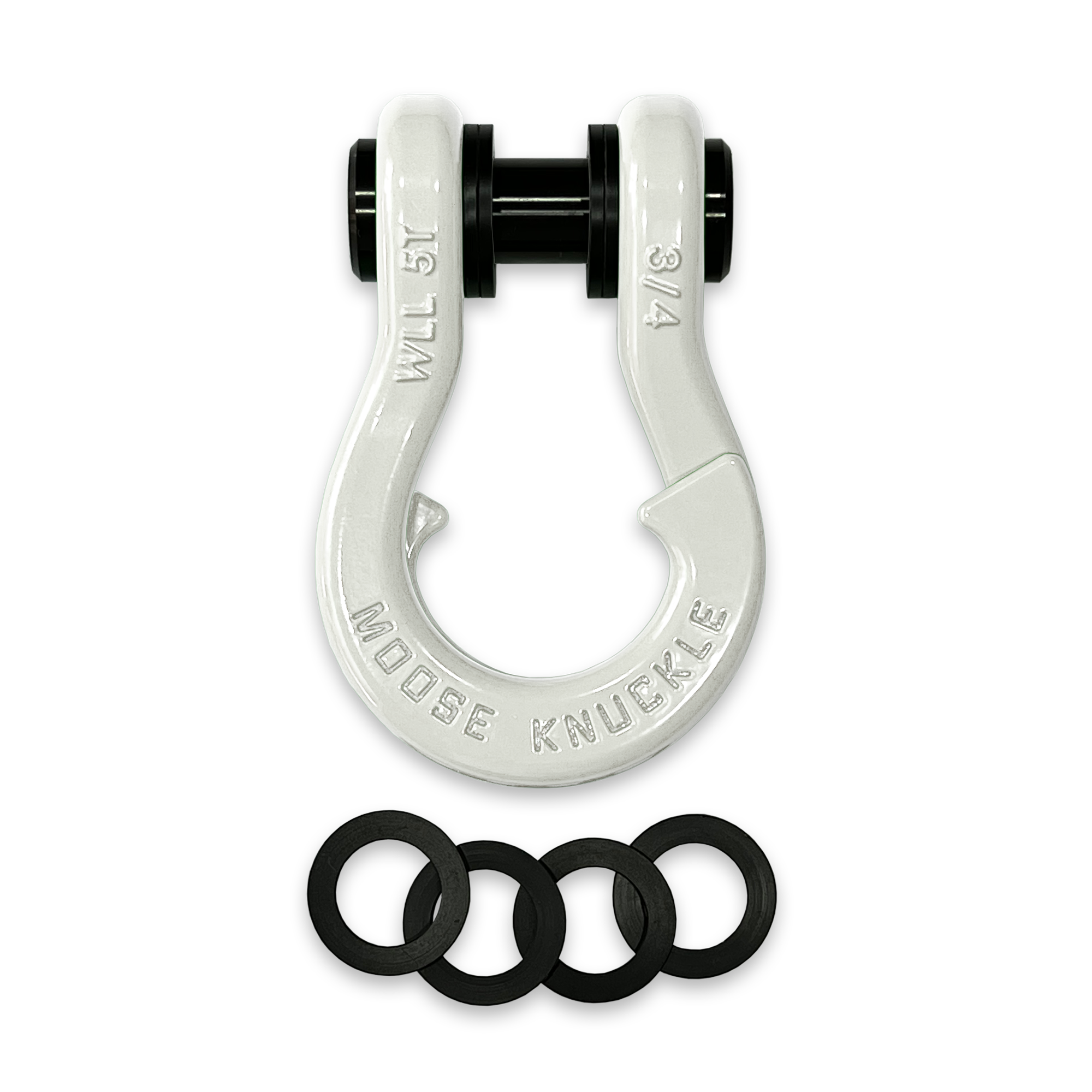 Jowl Recovery Split Shackle 3/4 (Pure White) Washers