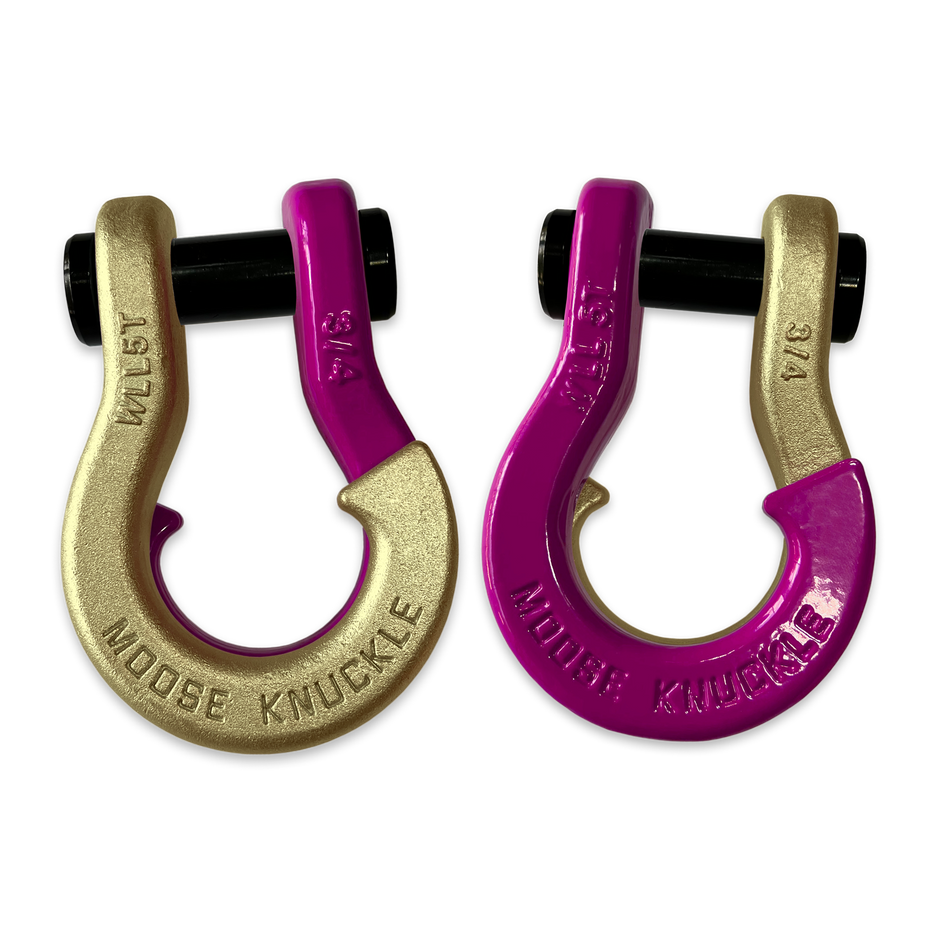 Jowl Best Recovery Shackle (Brass Knuckle and Pogo Pink Combo)