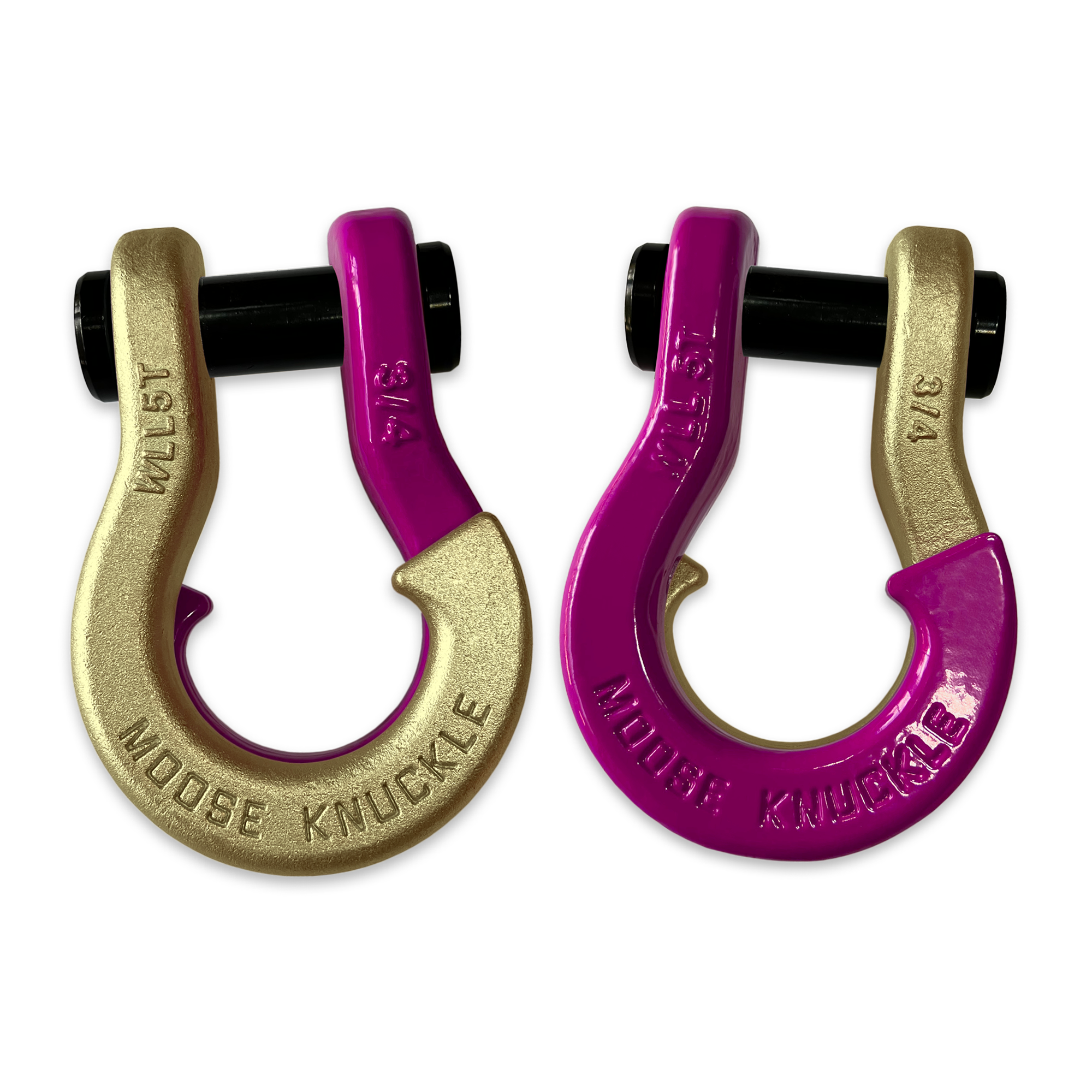 Jowl Best Recovery Shackle (Brass Knuckle and Pogo Pink Combo)