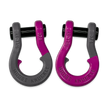 Moose Knuckle's Jowl Recovery Split Shackle 3/4 in Gun Gray and Pogo Pink Combo