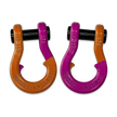 Jowl Recovery Split Shackle in Obscene Orange and POGO Pink Combo