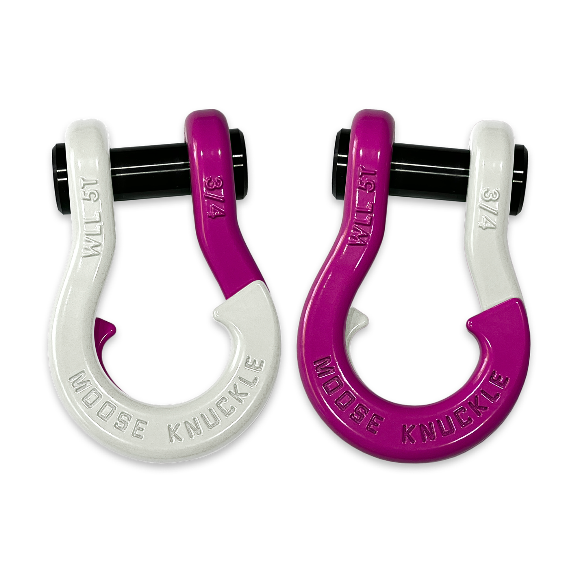Jowl Recovery Split Shackle 3/4 (Pure White and Pogo Pink)