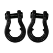 Moose Knuckle's Jowl Recovery Split Shackle 3/4 in Black Hole and Black Hole Combo