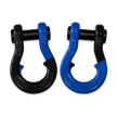 Moose Knuckle's Jowl Recovery Split Shackle 3/4 in Black Hole and Blue Balls Combo