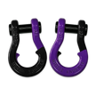 Moose Knuckle's Jowl Recovery Split Shackle 3/4 in Black Hole and Grape Escape Combo