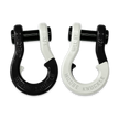 Moose Knuckle's Jowl Recovery Split Shackle 3/4 in Black Hole and Pure White Combo