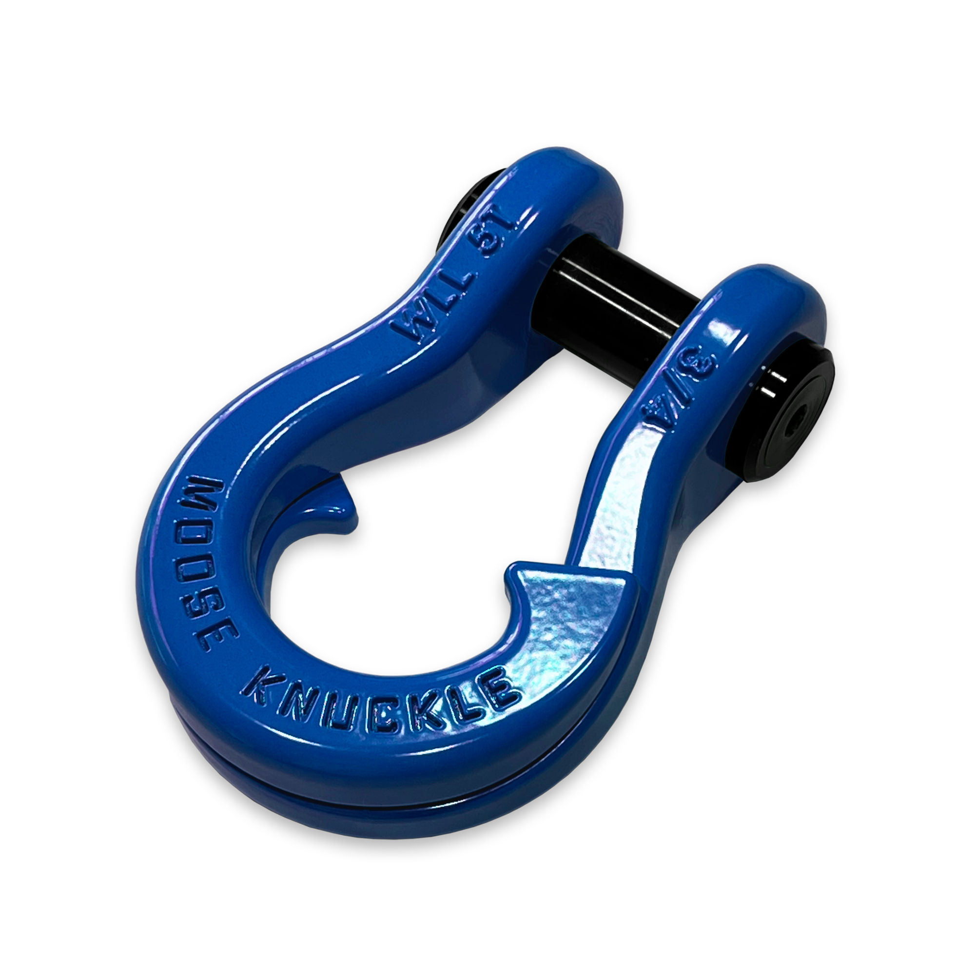 Jowl Recovery Split Shackle 3/4 in Blue Balls and (Right Angle Shot)