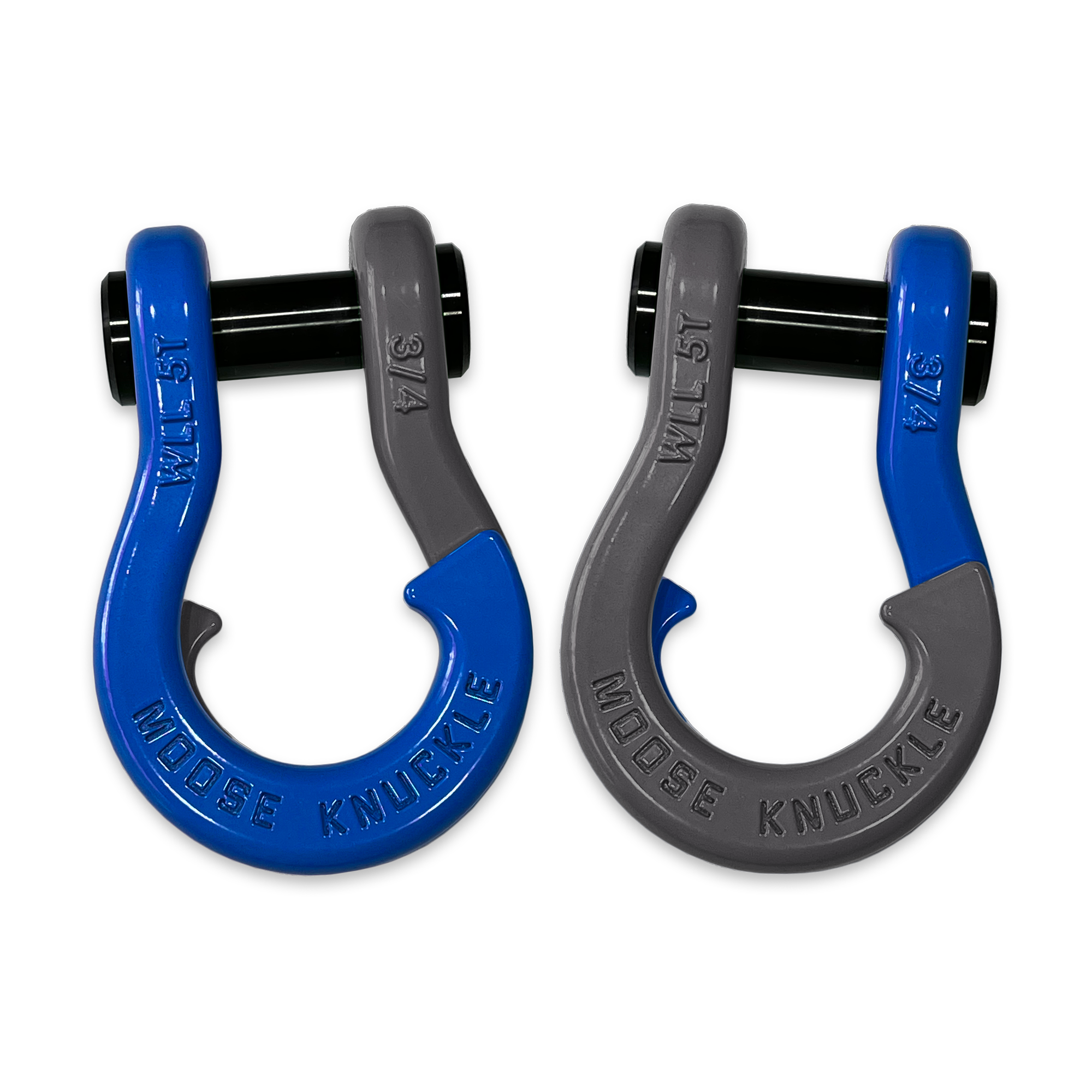 Jowl Shackle Blue Balls and Gun Gray Combo