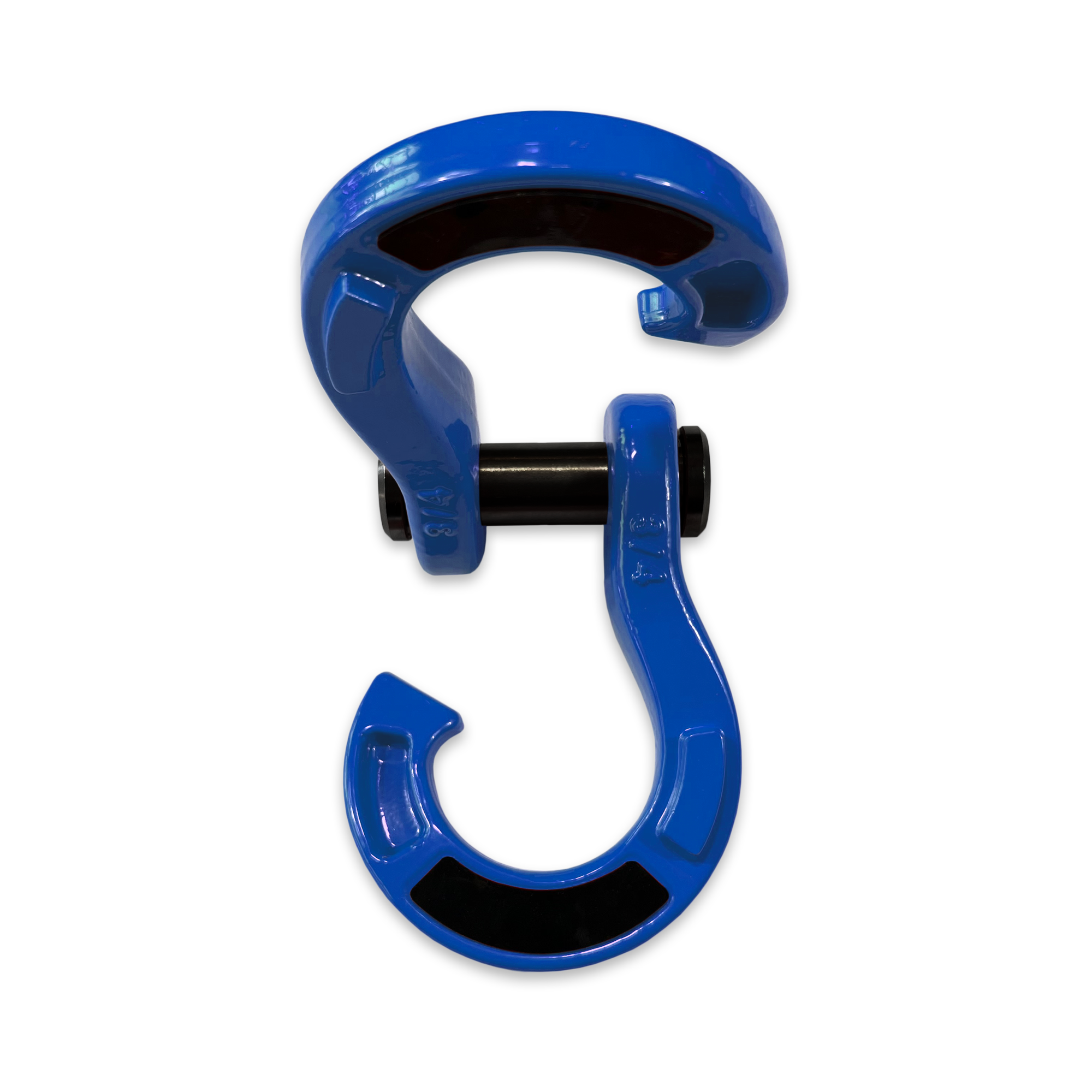 Jowl Recovery Split Shackle 3/4 in Blue Balls (Front Open)